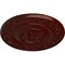 Ekena Millwork Milan Ceiling Medallion, Hand-Painted Brushed Mahogany, 47 5/8"OD x 2 3/4"P CM47MIBMF - alternate 4